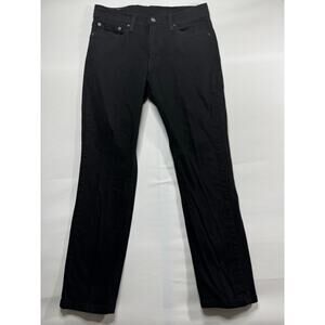 Levi's 511 Men's Slim Fit Straight Leg Black Denim Jeans - Size 32x29 (32x28)